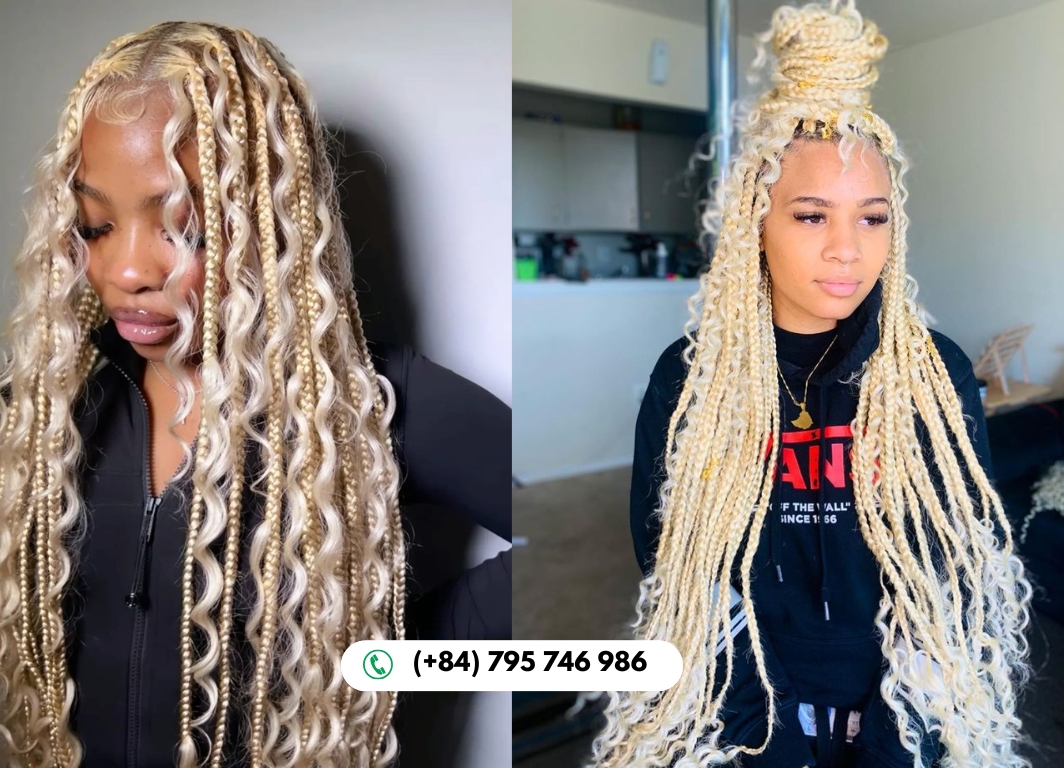 613 Blonde Bulk Hair Offers Versatility for Creative Styles