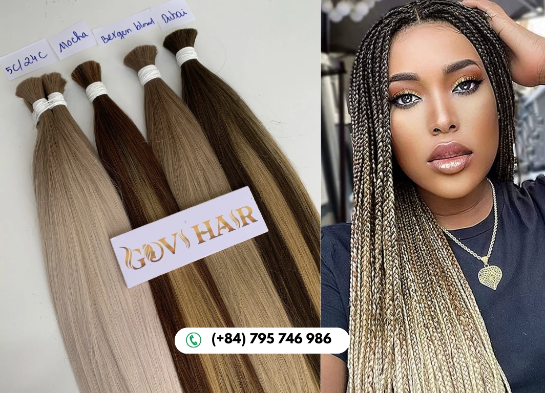 5C/24C Ombre Vietnamese Hair Blends Strength and Radiant Dimension