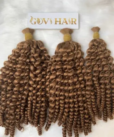 Curly in Brown Color