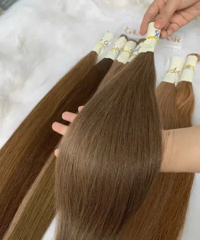 Straight Bulk Human Hair for Braiding #8 Color