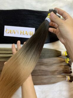 Straight Smoke Nanoring Hair Extension