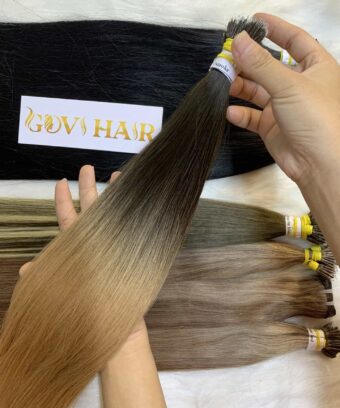 Straight Smoke Nanoring Hair Extension