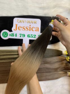 Straight Smoke Nanoring Hair Extension