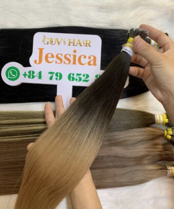 Straight Smoke Nanoring Hair Extension