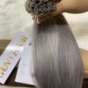 Super Smooth Hair Product Straight Grey Color V Tip