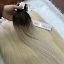 Straight Ombre Color Tape Hair Extensions