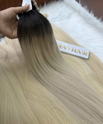 Straight Ombre Color Tape Hair Extensions