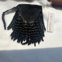 Curly Natural Color Ponytail