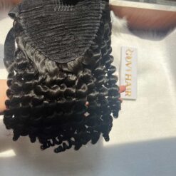 Curly Natural Color Ponytail