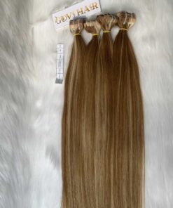 22 Inch Straight Mix Piano #18/60 Color Tape In Hair Extensions 6 Tape In Hair Extensions Straight Mix Piano Color