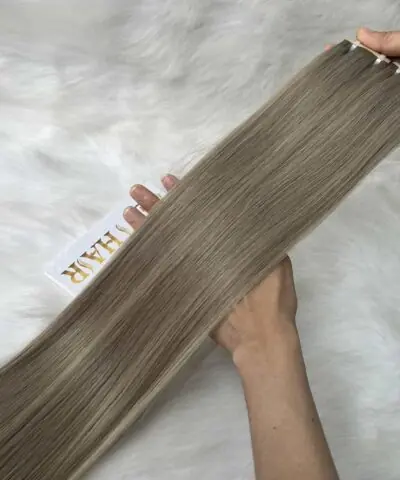 Hair Extensions Package Custom Bone Straight Colored Tape Hair Extension