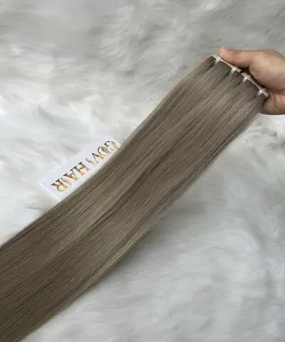 Hair Extensions Package Custom Bone Straight Colored Tape Hair Extension