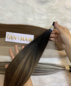I-Tip Raw Vietnamese Hair Extension Straight Dubai Color