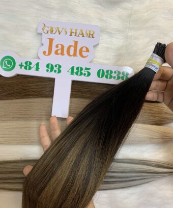 Alternative view of 20 Inch Straight Dubai I Tip Hair Extensions 100% Vietnamese Human Hair