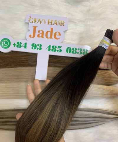 Alternative view of 20 Inch Straight Dubai I Tip Hair Extensions 100% Vietnamese Human Hair