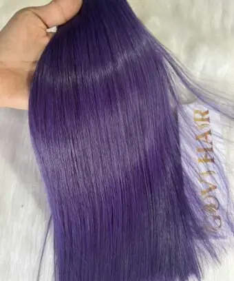 Bone Straight Violet Weft