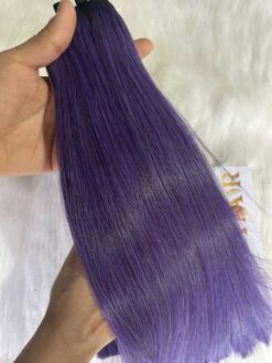 Bone Straight Violet Weft