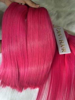 Pink Weft Bone Straight