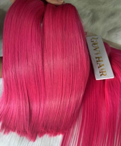 Pink Weft Bone Straight