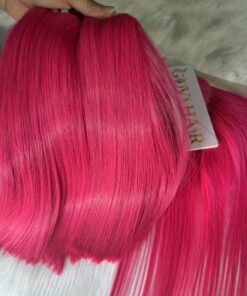 Pink Weft Bone Straight