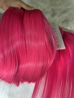Pink Weft Bone Straight