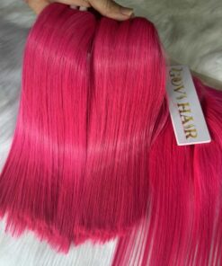 Pink Weft Bone Straight