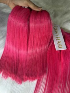 Pink Weft Bone Straight