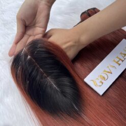 Closure 2x6 Ombre Brown Closure ( Middle part)