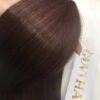 Weft Hair Extensions Dark Brown Color Raw Hair 6 Hot Selling Silky Straight Bone Straight Dark Brown Weft
