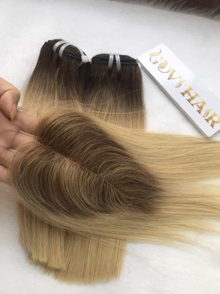 Closure 2x6 Ombre Blond Closure Closure 2x6 Ombre Blond Closure (Middle part)