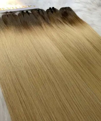 Bundles Human Hair Bone StraightW Ombre Color Weft