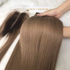 Natural Weft Hair Bone Straight Colored Weft