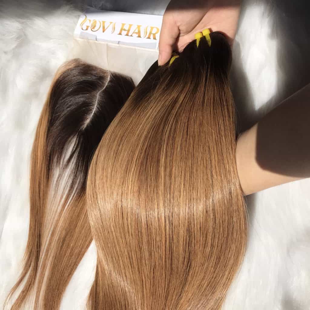 Celebrity Choice Bone Straight Ombre Color Weft