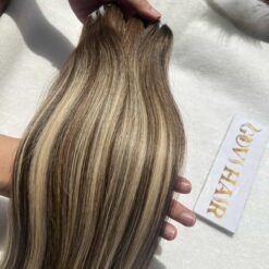 Factory Vendor Luxury Vietnamese Hair Bone Straight Piano Color Weft