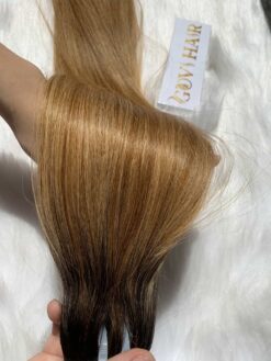 Hot Sale Weft Hair Bone Straight Ombre Color Weft