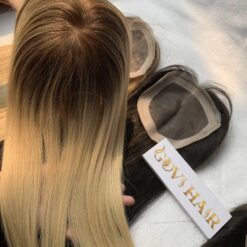 Human Hair Bundles Touper - Lace 5x5 - 130 Density Natural color