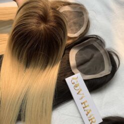 Human Hair Bundles Touper - Lace 5x5 - 130 Density Natural color