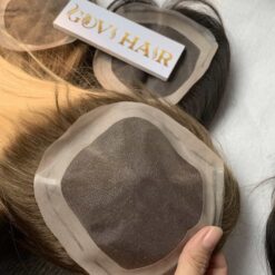 Human Hair Bundles Touper - Lace 5x5 - 130 Density Natural color