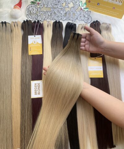 Weft-hair-bregen-blonde-color