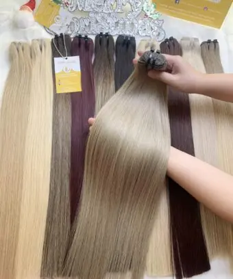 Weft-hair-grey-color