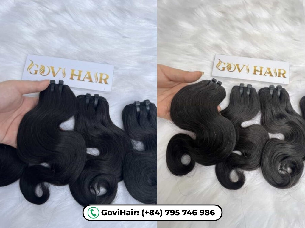 Machine wefts differ significantly from other hair extension methods