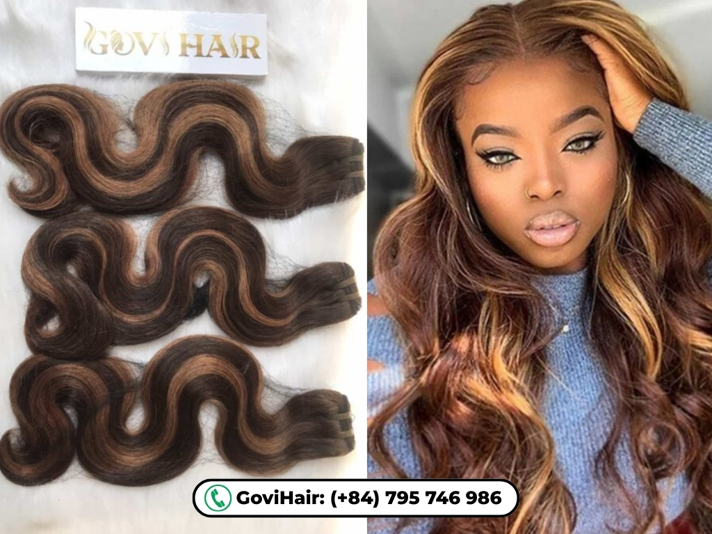 Machine Weft Hair Extensions are hair sewn into long, durable wefts