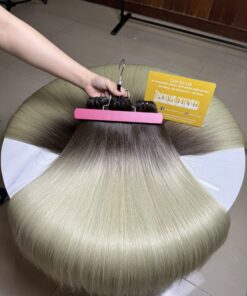 Weft Hair Extensions 26 Inch Bergen Blonde Color