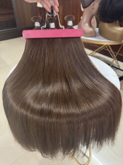 Bulk Human Hair for Braiding 20 Inch #5 Light Brown