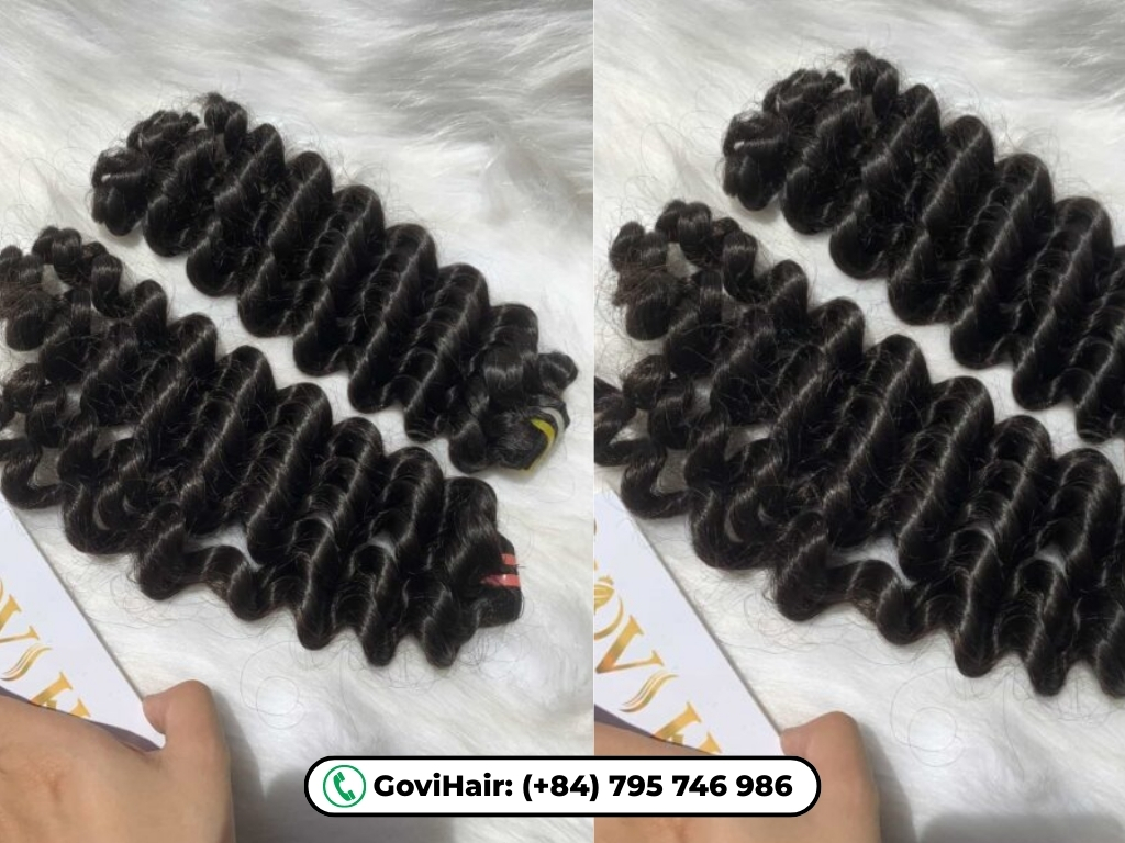 Deep Curly Machine Weft Hair Extensions 1B Natural Color 6 Deep Curly Machine Weft Hair Extensions 1B Natural Color offer many advantages