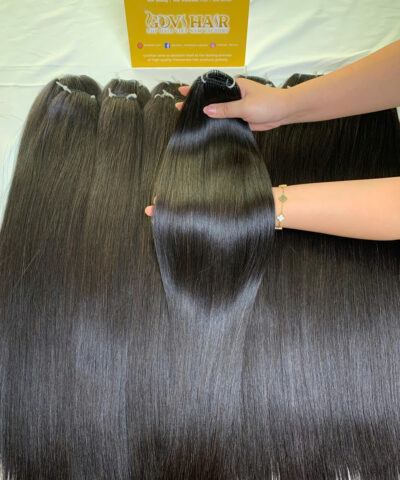 feather-weft-hair-bone-straight-black-color