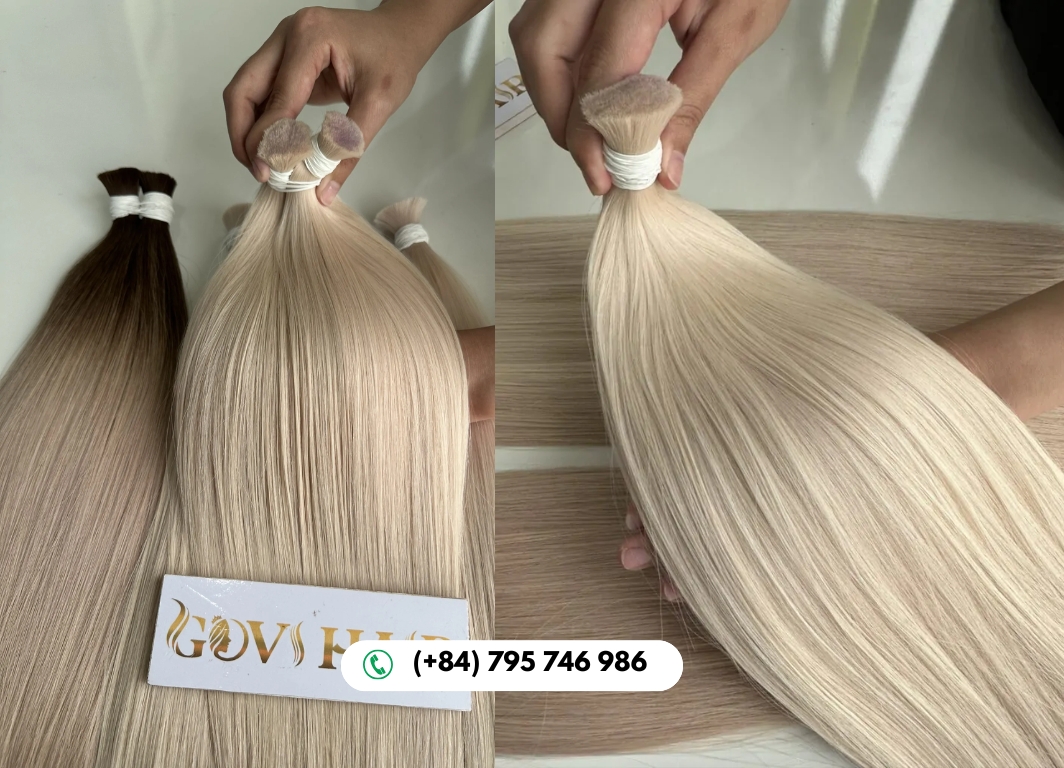 GoviHair 60C Platinum Hair Reflects Superior Vietnamese Quality