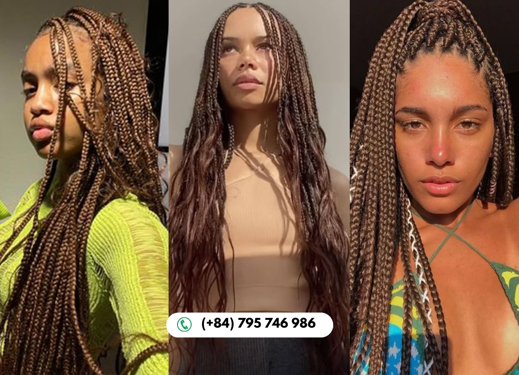 Straight Bulk Human Hair for Braiding #3 Color 5 Govihair’s #3 Straight Bulk Hair Lasts 3–5 Years