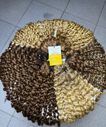 Kinky Curly Machine Weft Hair Extensions