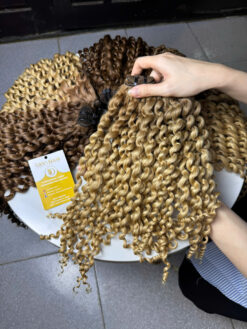 Kinky Curly Machine Weft Hair Extensions